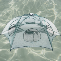 Рибальська сітка нейлонова на 6 отворів: ефективний інструмент для вилову риби та раків